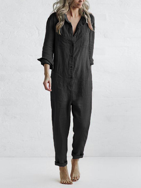 Sarah™- Jumpsuit met lange mouwen