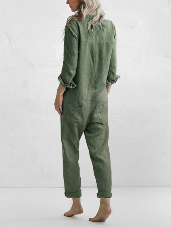 Sarah™- Jumpsuit met lange mouwen