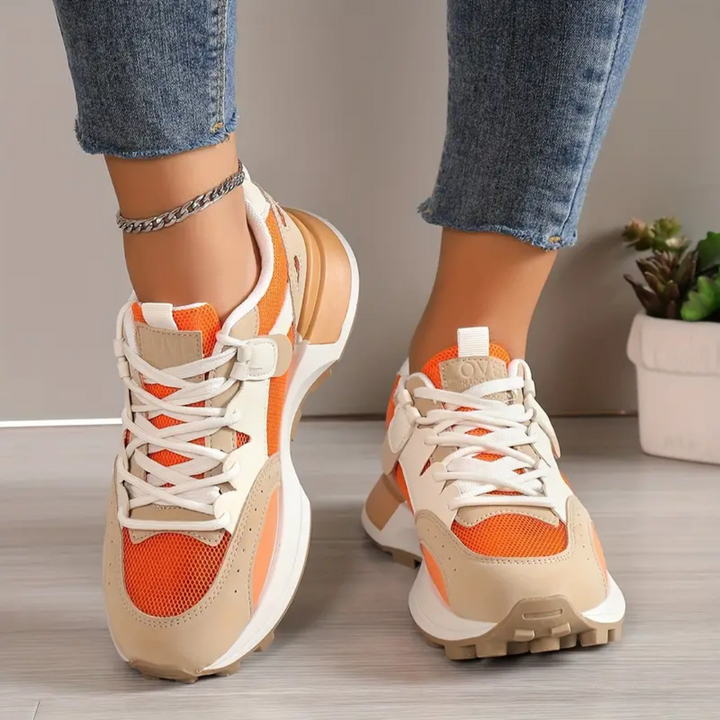 Janneke™ - Casual Oranje Sneaker