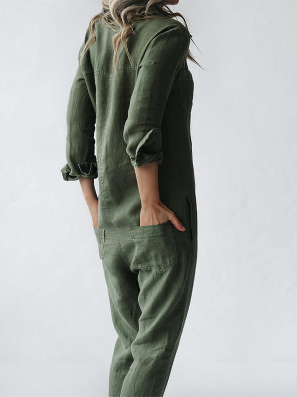 Sarah™- Jumpsuit met lange mouwen