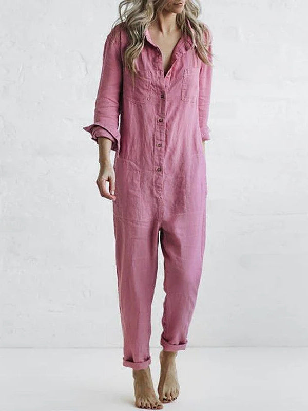 Sarah™- Jumpsuit met lange mouwen