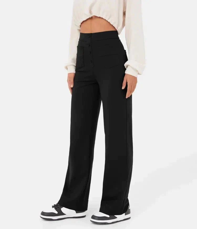 Givenna™ | Elastische broek met hoge taille