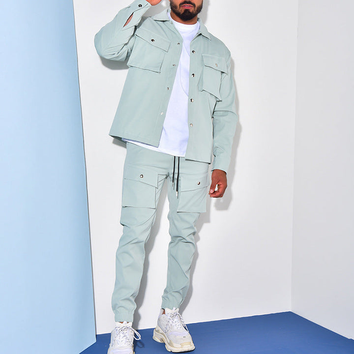 Gino Homme | Tweedelig Cargo Track Suit